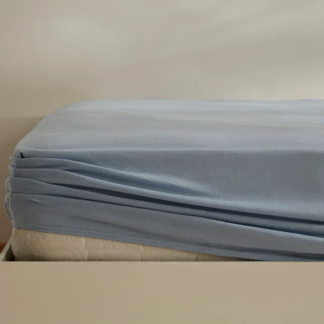 Housse de matelas Jersey Karaca Home, 160x200+30 cm, Bleu - Image 3