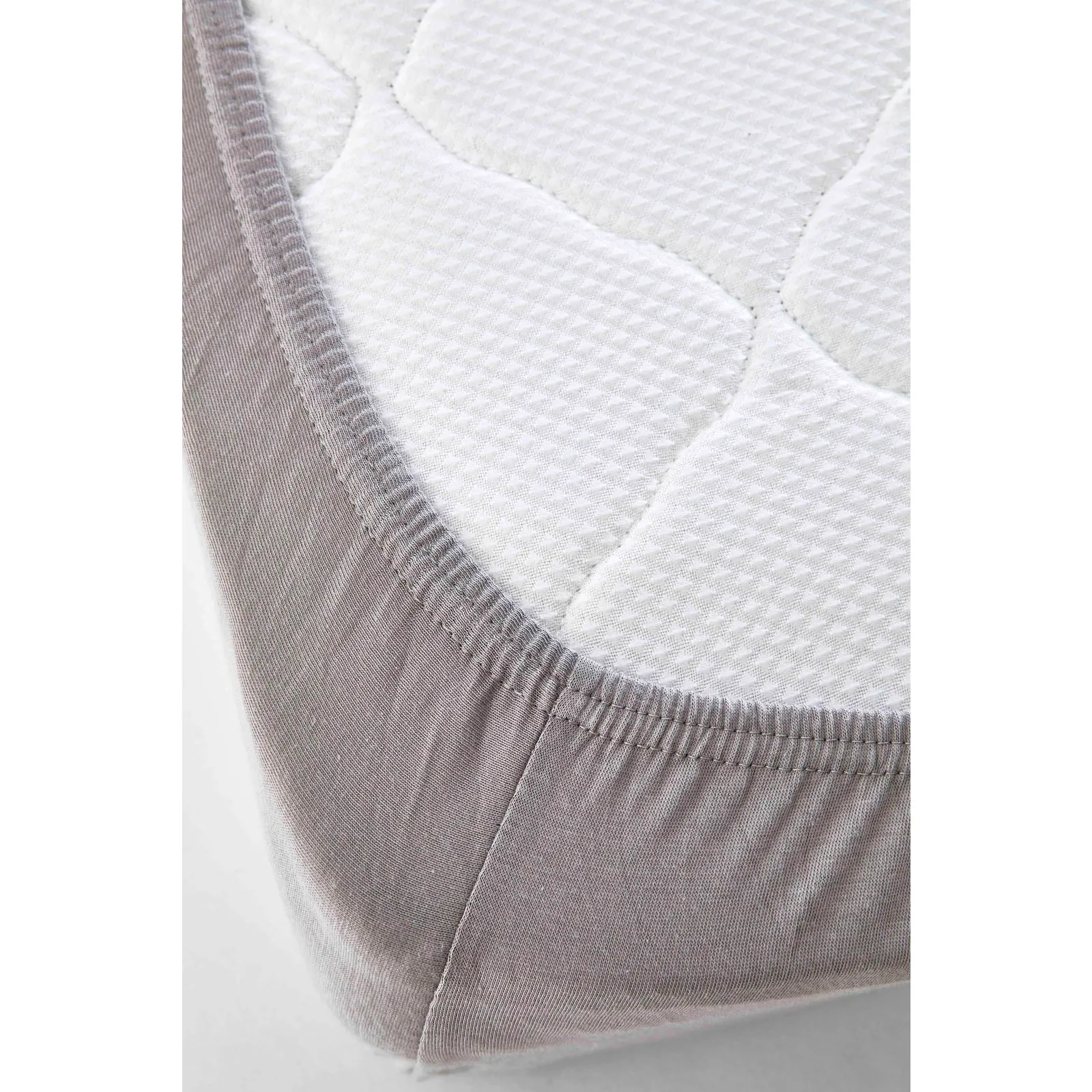 KH JERSEY FITTED SHE, 160X200+30 CM, GRİ - Image 2