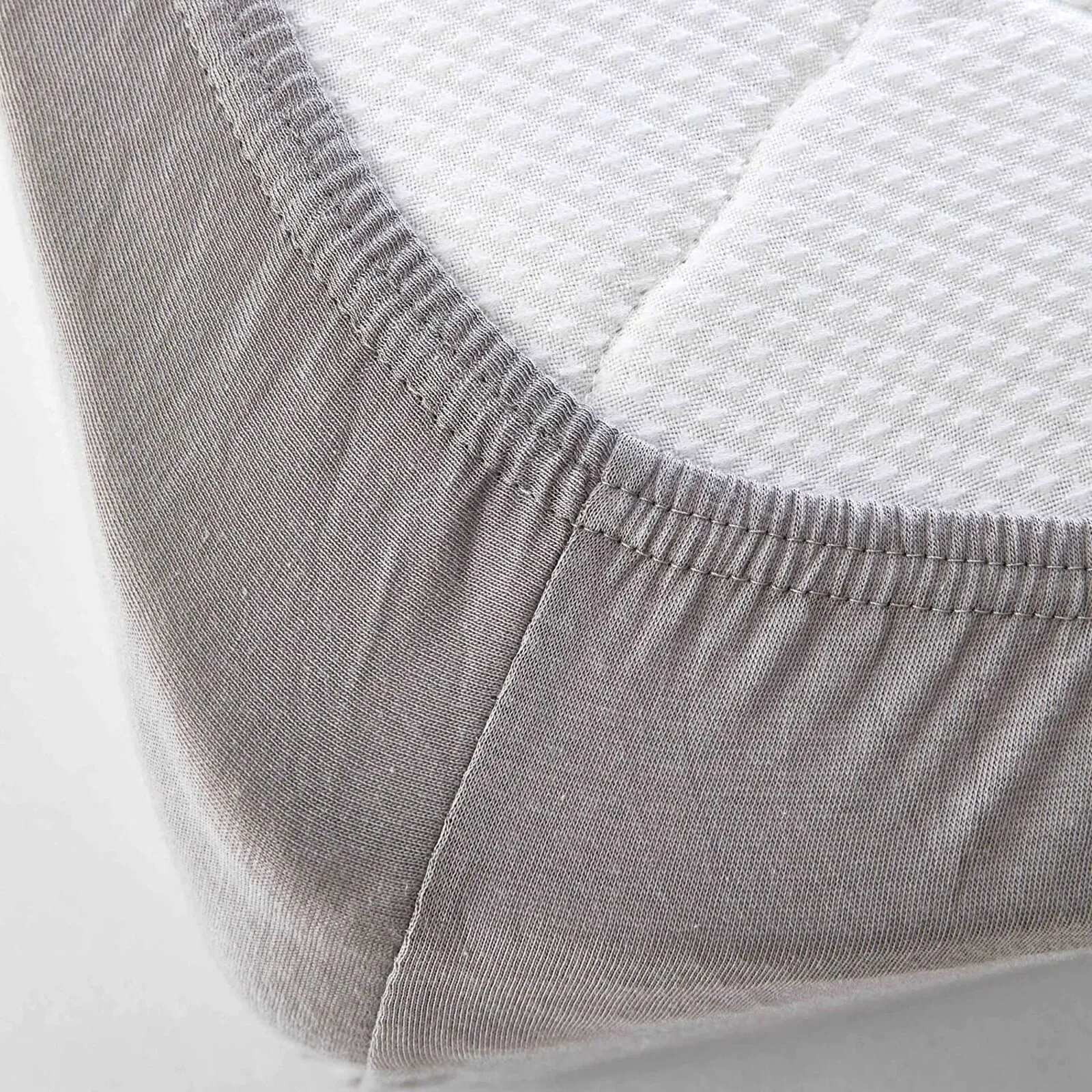 KH JERSEY FITTED SHEE, 90X200+30 CM, GRİ - Image 3