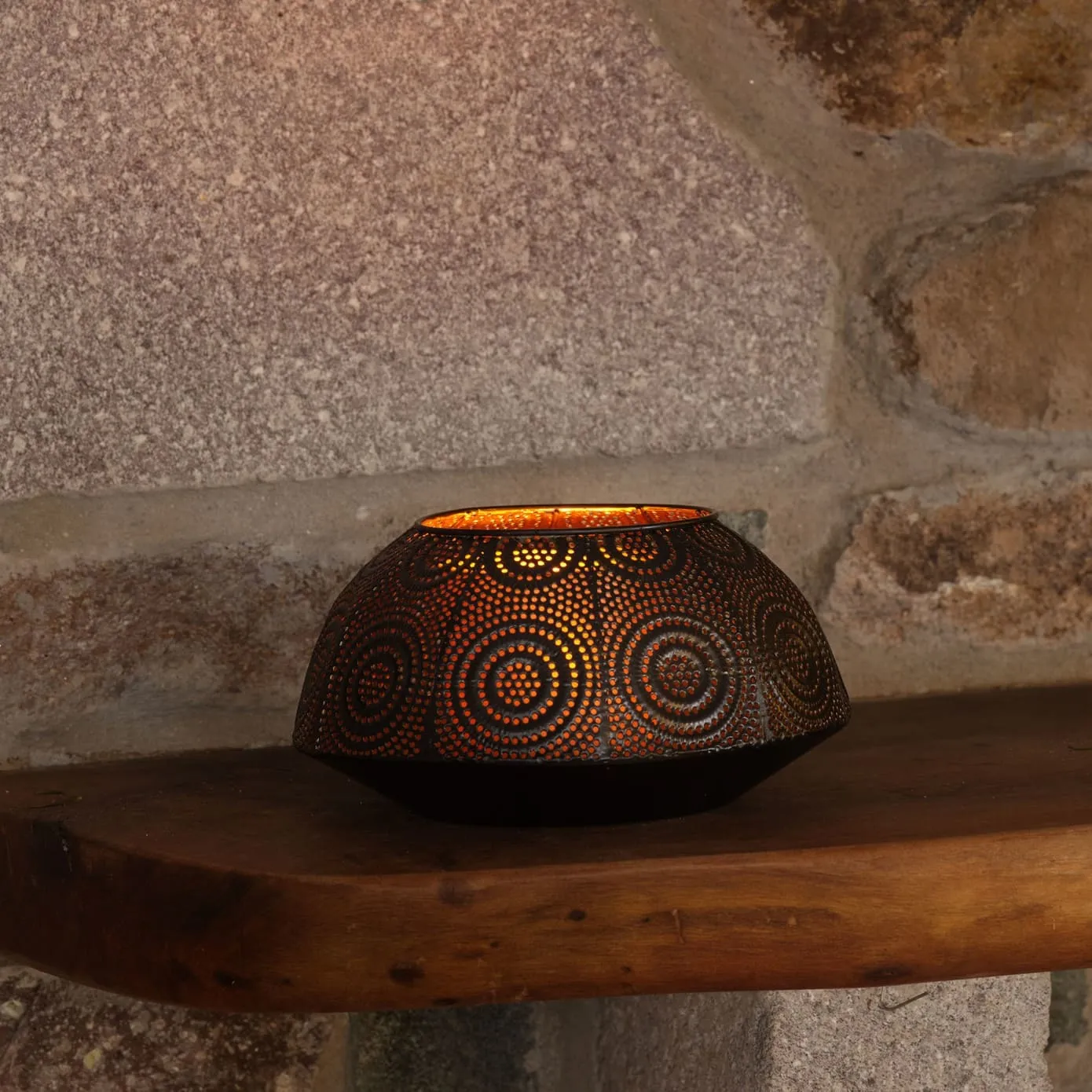 Lanterne Karaca Home Casablanca, 20 cm x 10 cm - Image 3