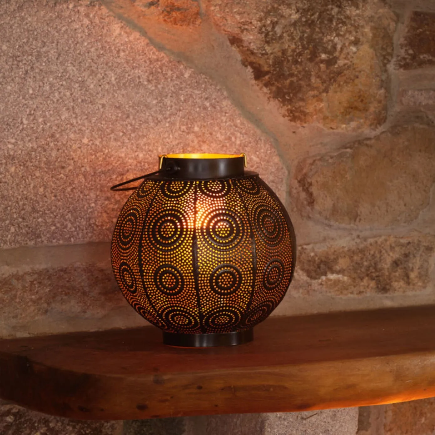 Lanterne Karaca Home Casablanca, 21 cm x 21 cm - Image 3