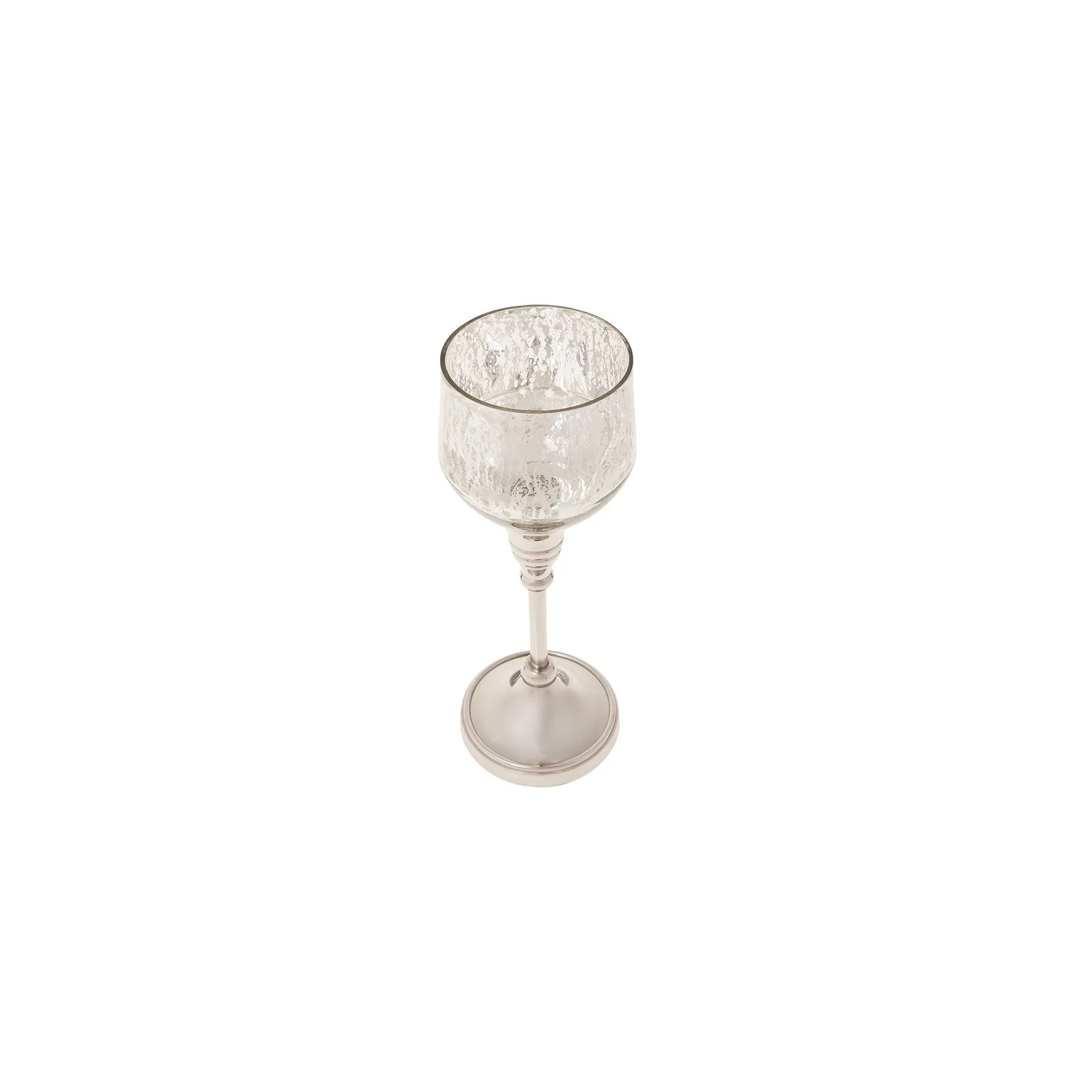 LUCCA  ŞAMDAN TEALIGHT MUMLUK  2, SILVER - Image 4