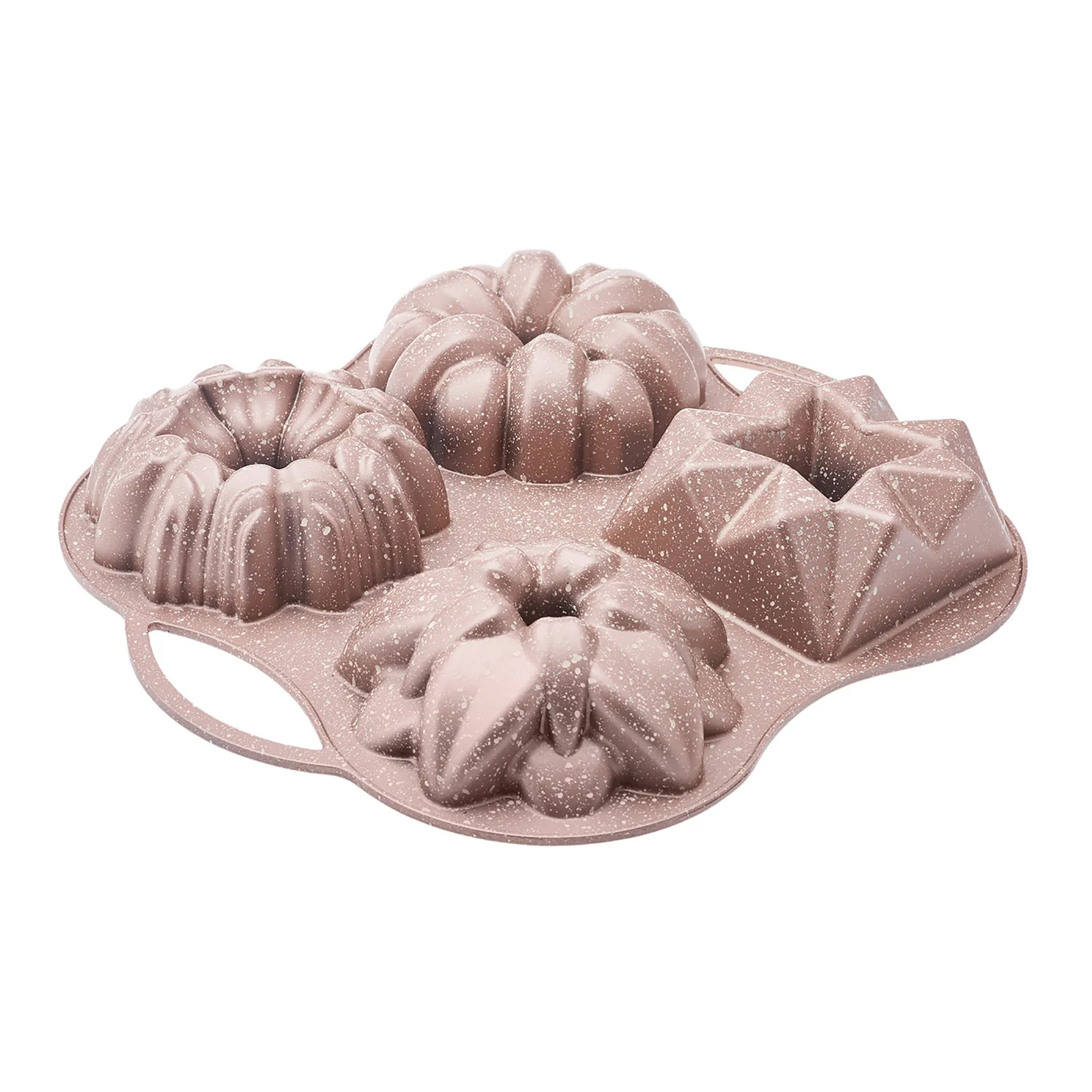 Moule à Gâteau Karaca Cake Pro en Fonte Rosegold - Set de 4 - Image 7