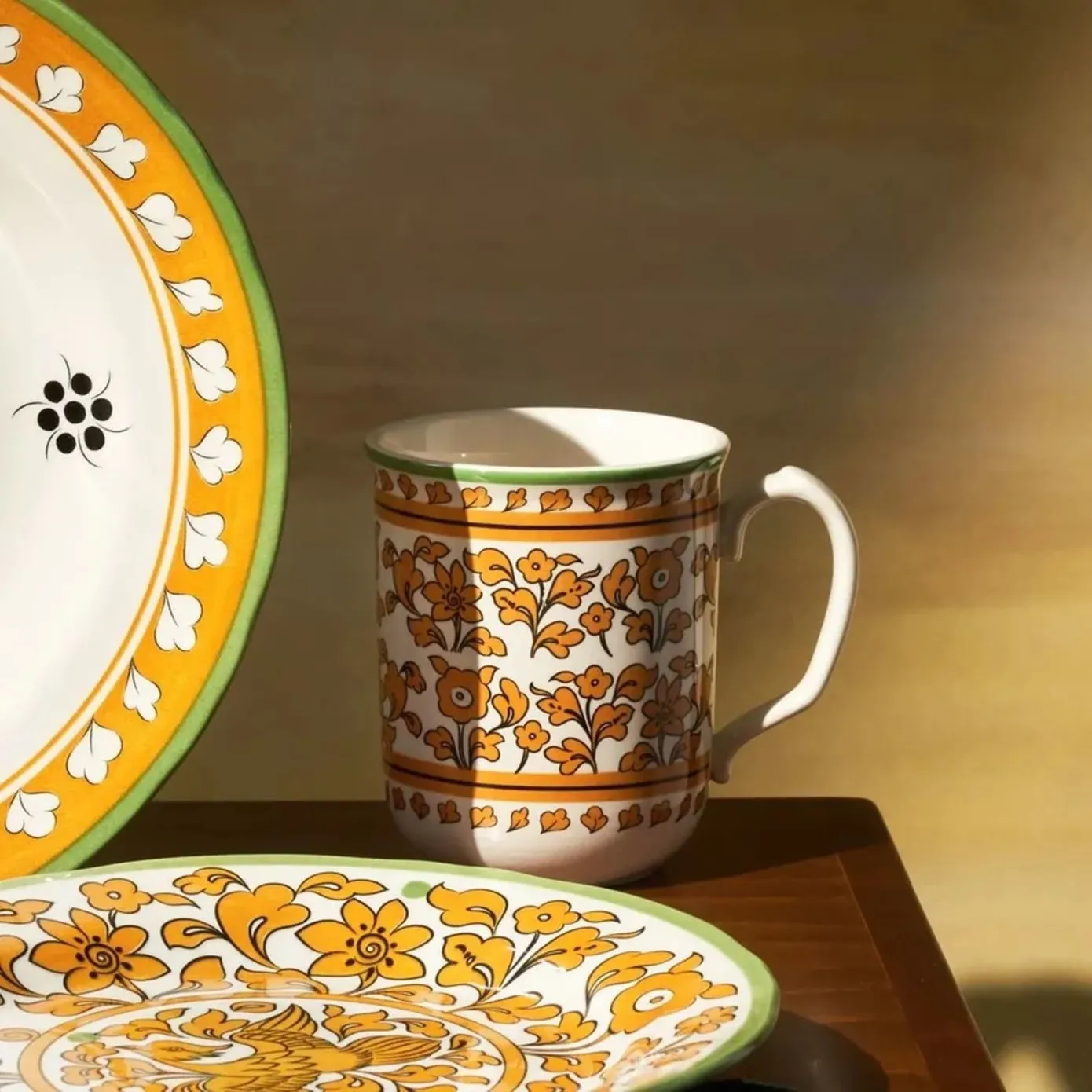 Mug Karaca gamme Paye Selcuklu, 340 ml, jaune - Image 3