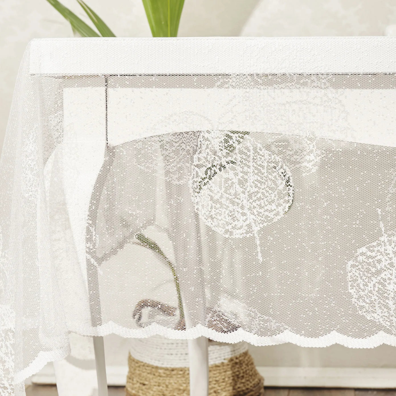 Nappe Sarah Anderson Gillian, blanc - Image 2