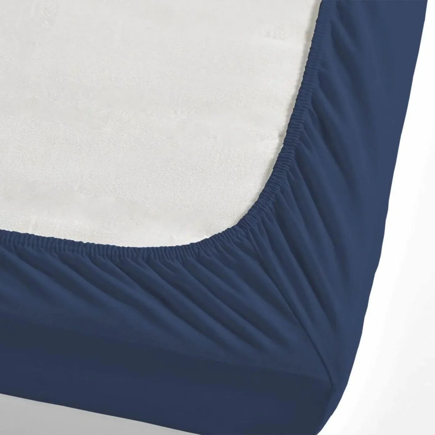 Nautica Jersey-Housse de Matelas, Bleu Marine, 100x200 cm - Image 2