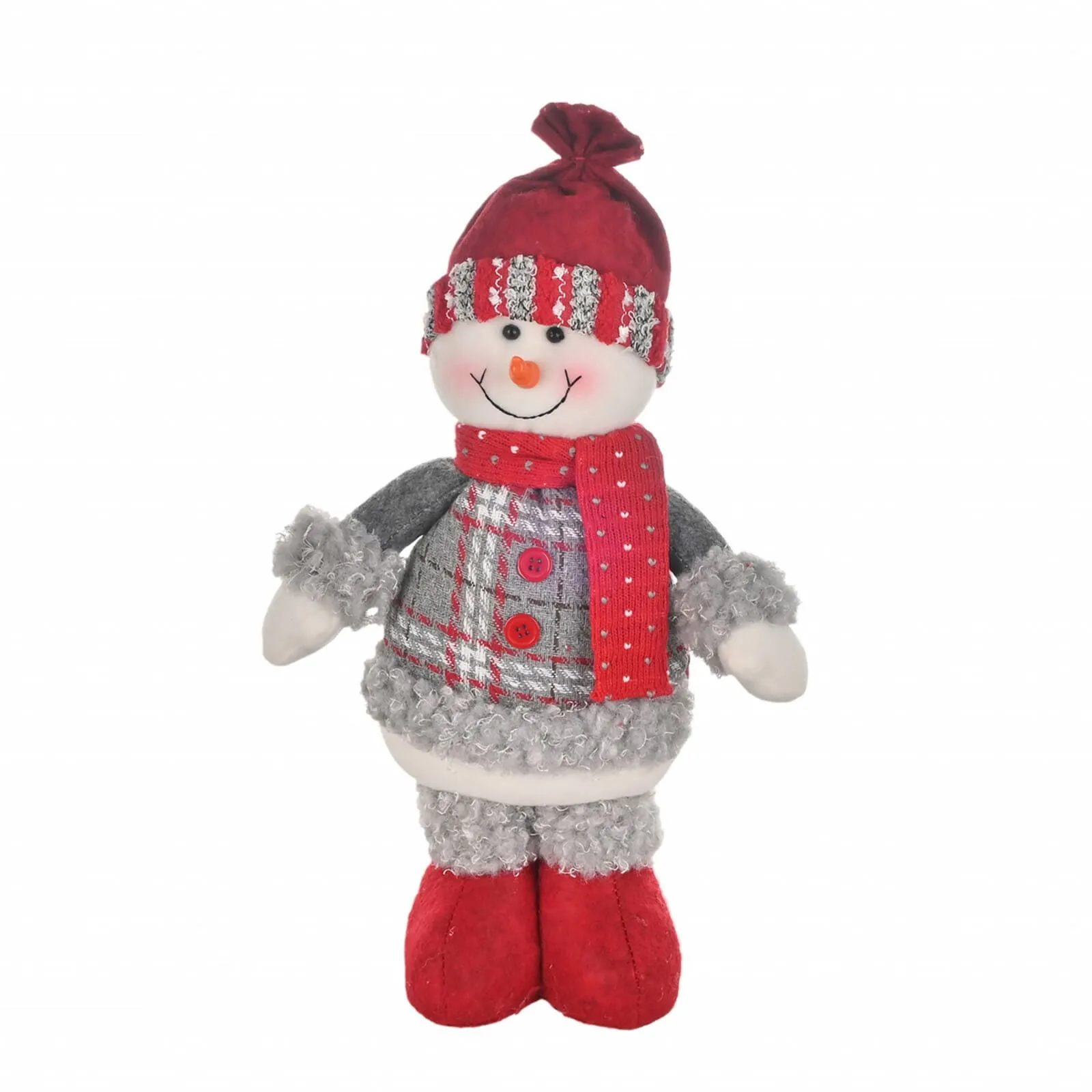 Objet en peluche Karaca Home Bonhomme de neige debout 34 cm - Image 5