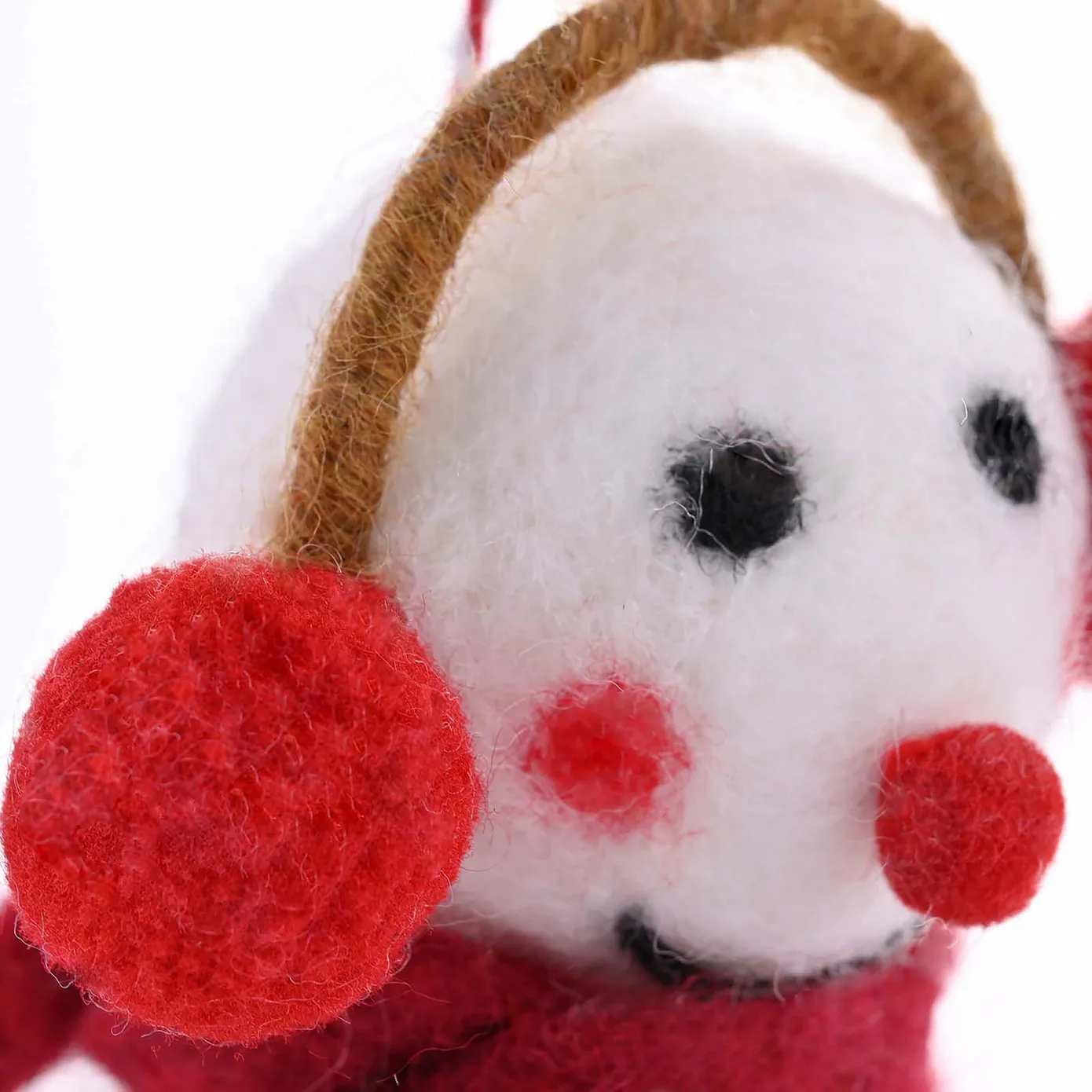 Karaca Home New Year Décoration de Sapin Bonhomme de Neige, 8x13 cm - Image 3