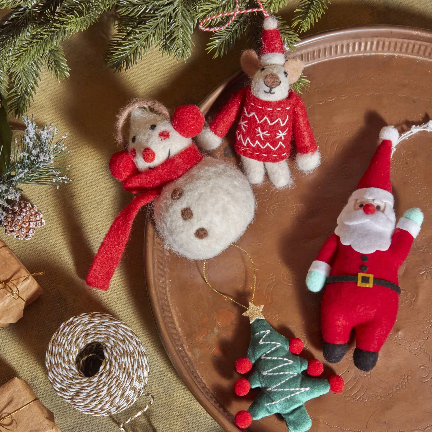 Karaca Home New Year Décoration de Sapin Souris de Noël, 12 cm - Image 4