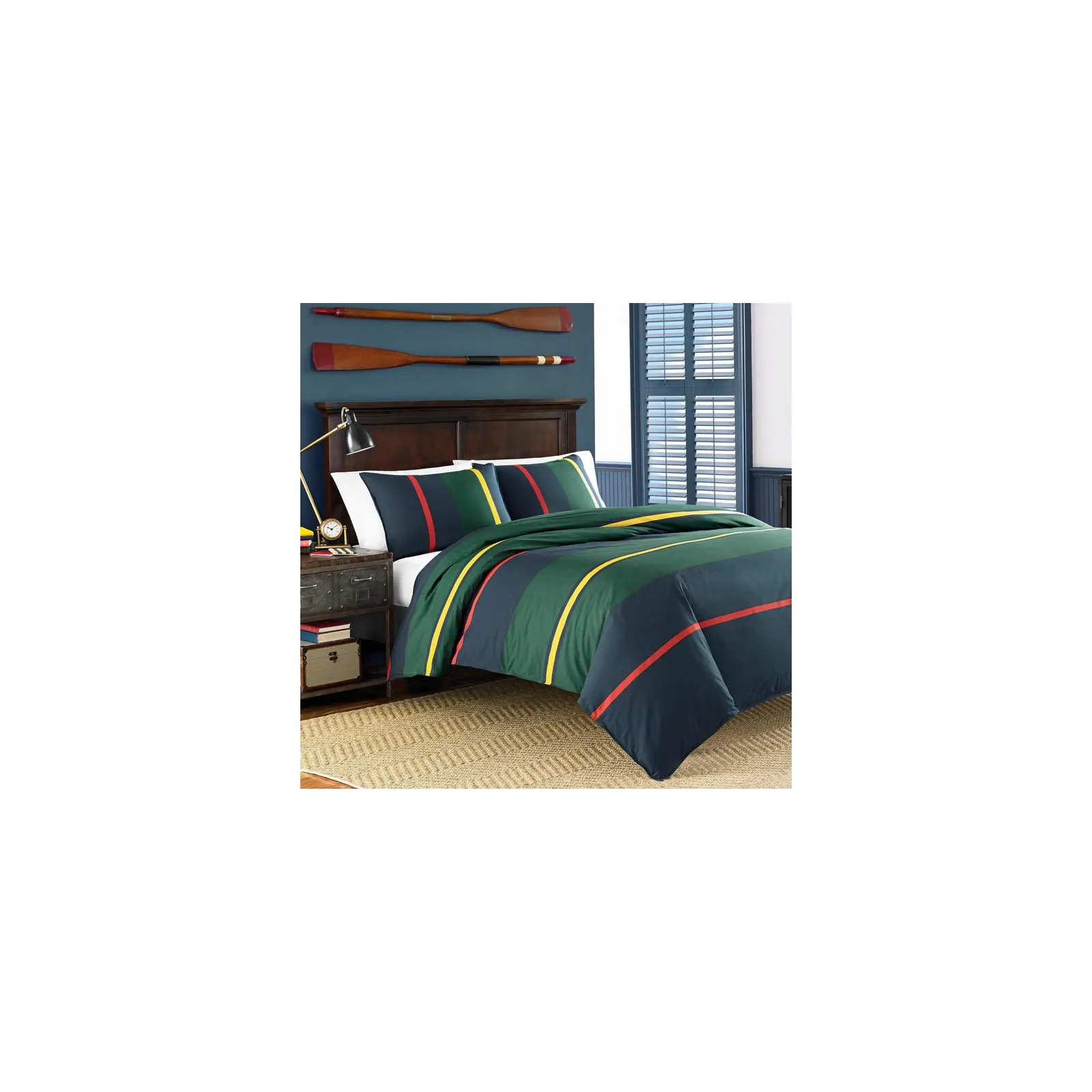 Parure de couette Nautica Heritage pour lit simple, 135x200 cm, 80x80 cm - Image 10
