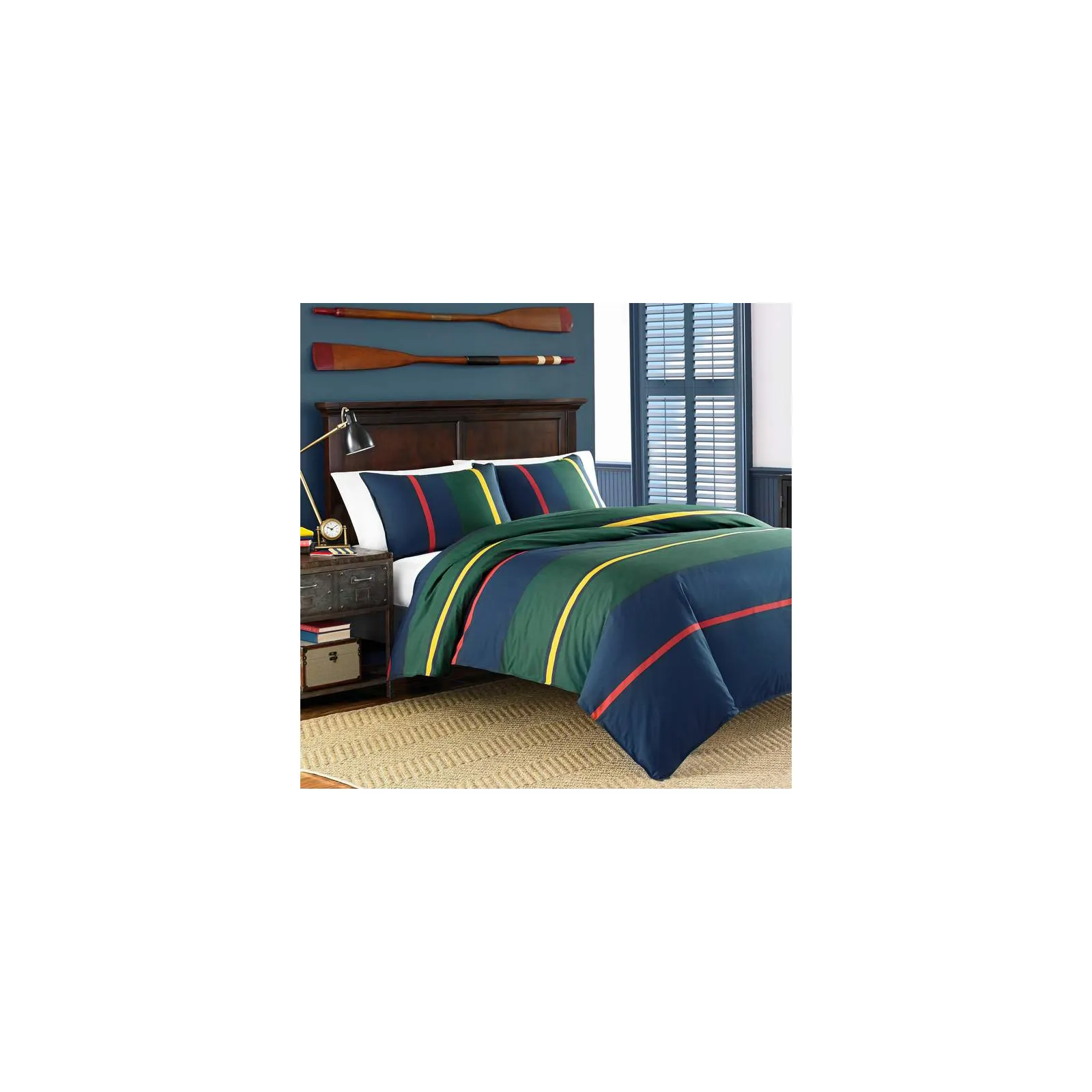 Parure de couette Nautica Heritage pour lit simple, 135x200 cm, 80x80 cm - Image 11