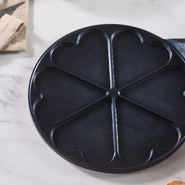 Poêle à pancakes en céramique antiadhésive à induction Karaca Fluffy Love, 26 cm, noire - Image 6