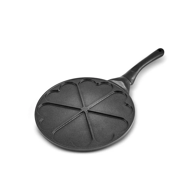 Poêle à pancakes en céramique antiadhésive à induction Karaca Fluffy Love, 26 cm, noire - Image 8