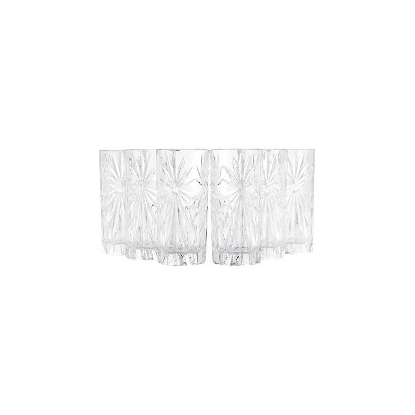 RCR Ensemble de 6 verres à boisson Oasis, 360 ml