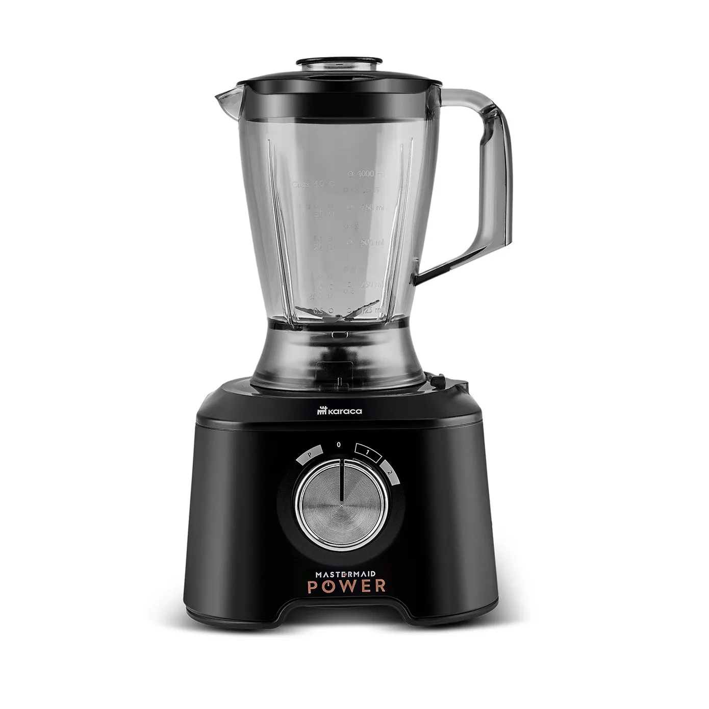 Robot Culinaire Karaca Mastermaid Power Max 11 en 1, Noir Mat Argent, 2500 W - Image 2