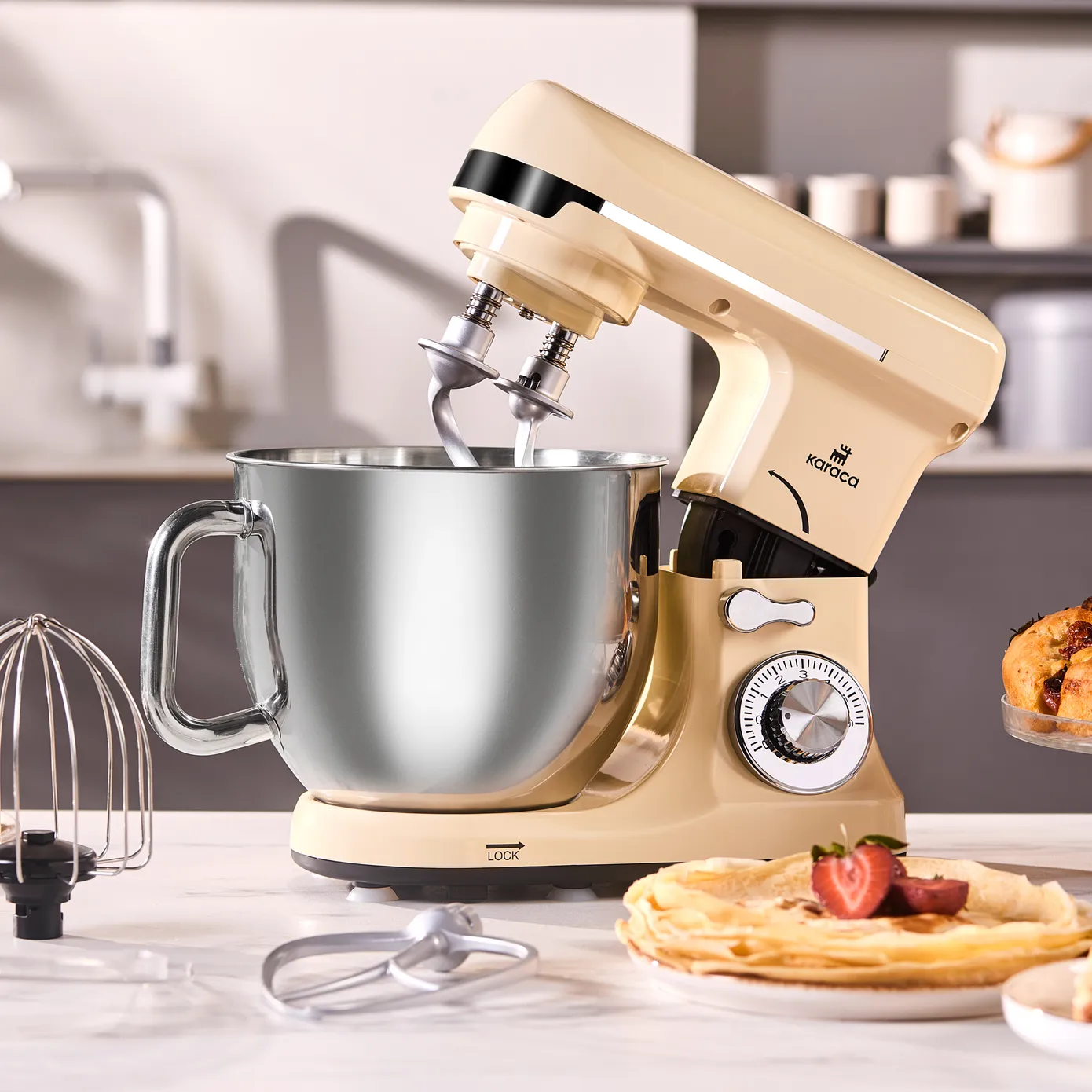 Robot multifonctions Karaca Blendburst, 5.7L, 1400W, iconique beige - Image 2