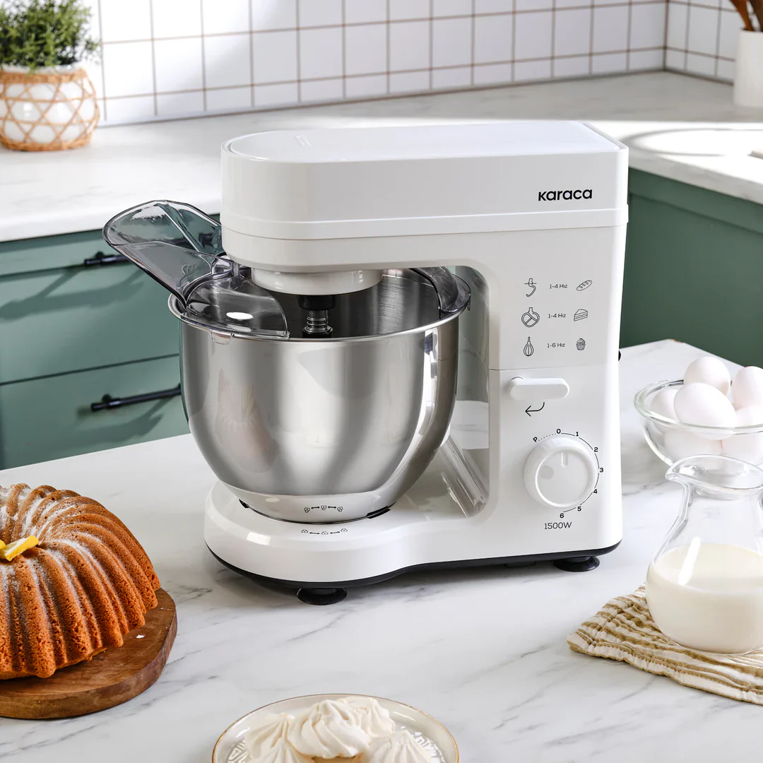 Robot pâtissier Karaca Maestrochef Stella – Blanc, 1500 W, 5 L - Image 2