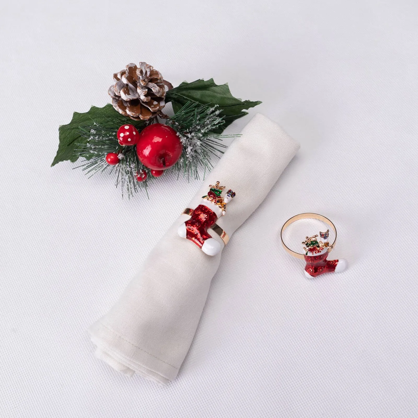 Rond de serviette Karaca Home Socks 2 Pcs