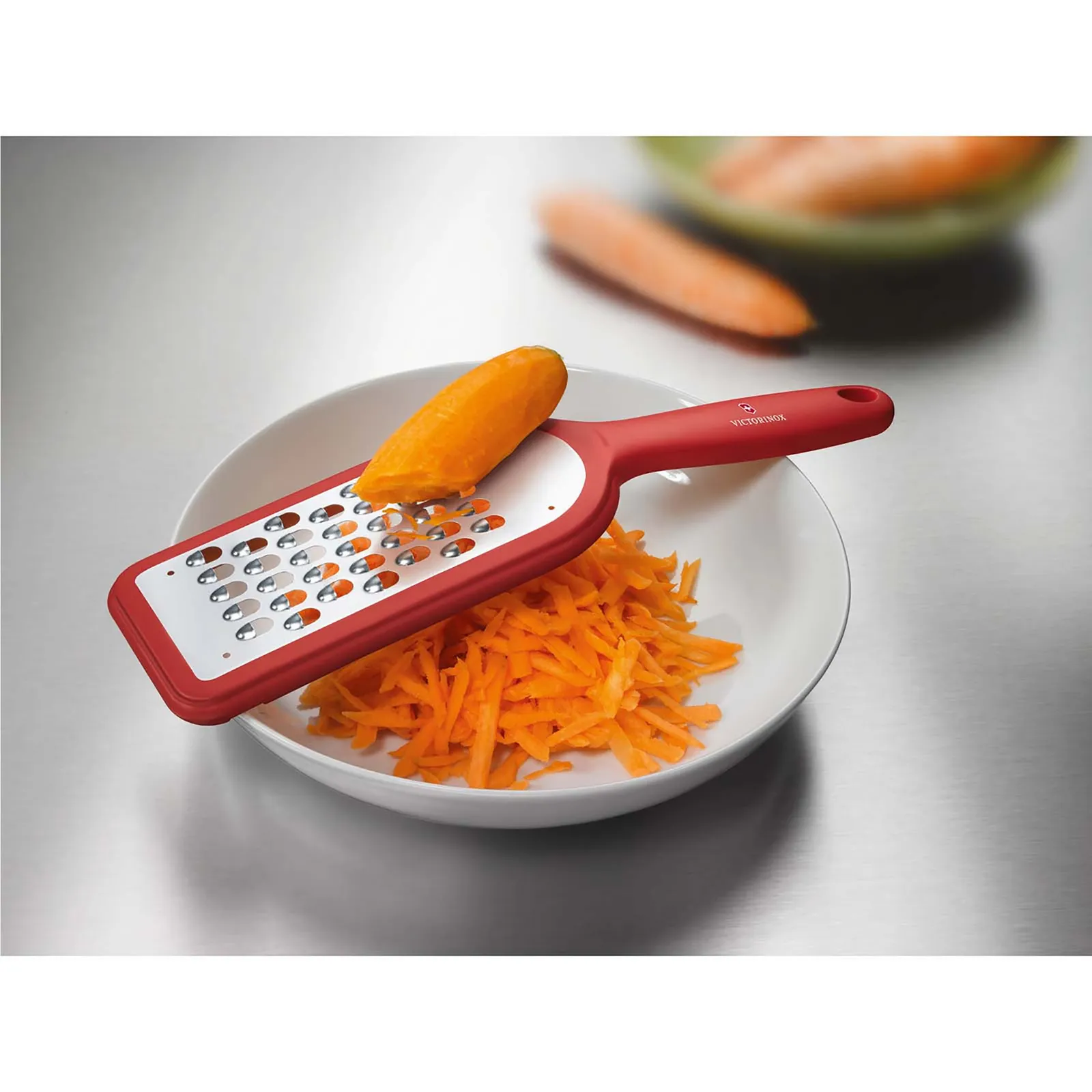 Râpe à main Victorinox épais, rouge - Image 4