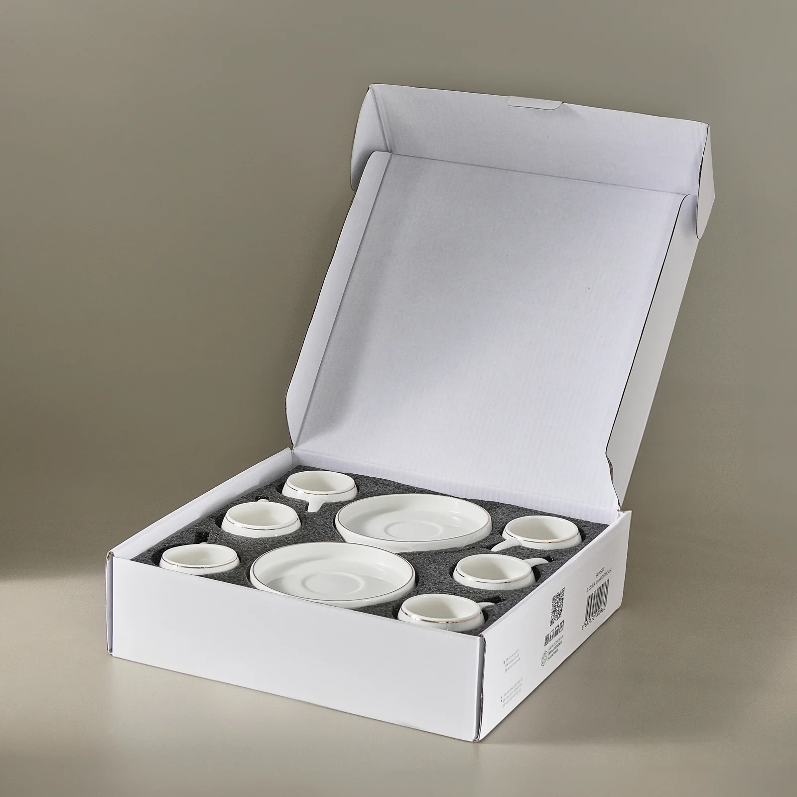 Service à Tasses à Café Karaca Streamline Sunset 6 Pièces pour 6 Personnes, 100 ml - Image 8