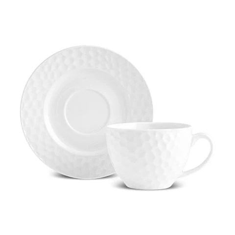Service à thé Karaca Nora Embossed pour 6 personnes, 220 ml - Image 9