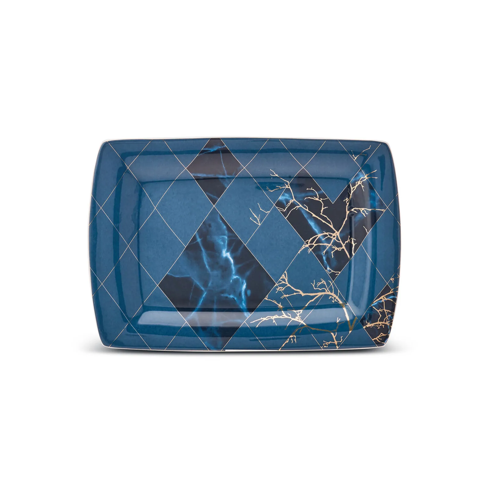 Service de table en nacre Karaca Fine Pearl Midnight pour 12 personnes, 62 pièces carrées/rectangulaires - Image 7