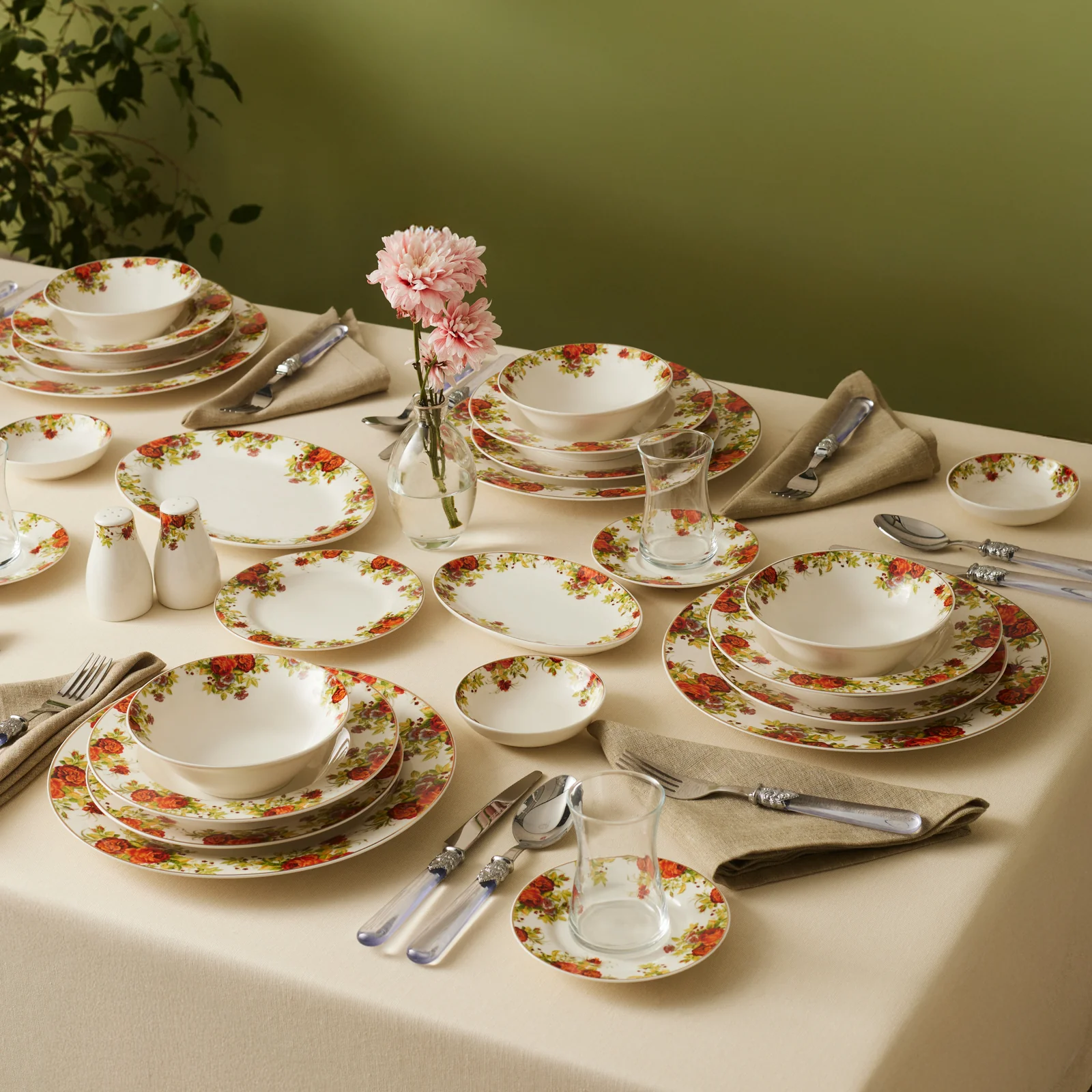 Service de Table Karaca Elegance Bone Montebello, 60 Pièces, pour 8 Personnes - Image 3