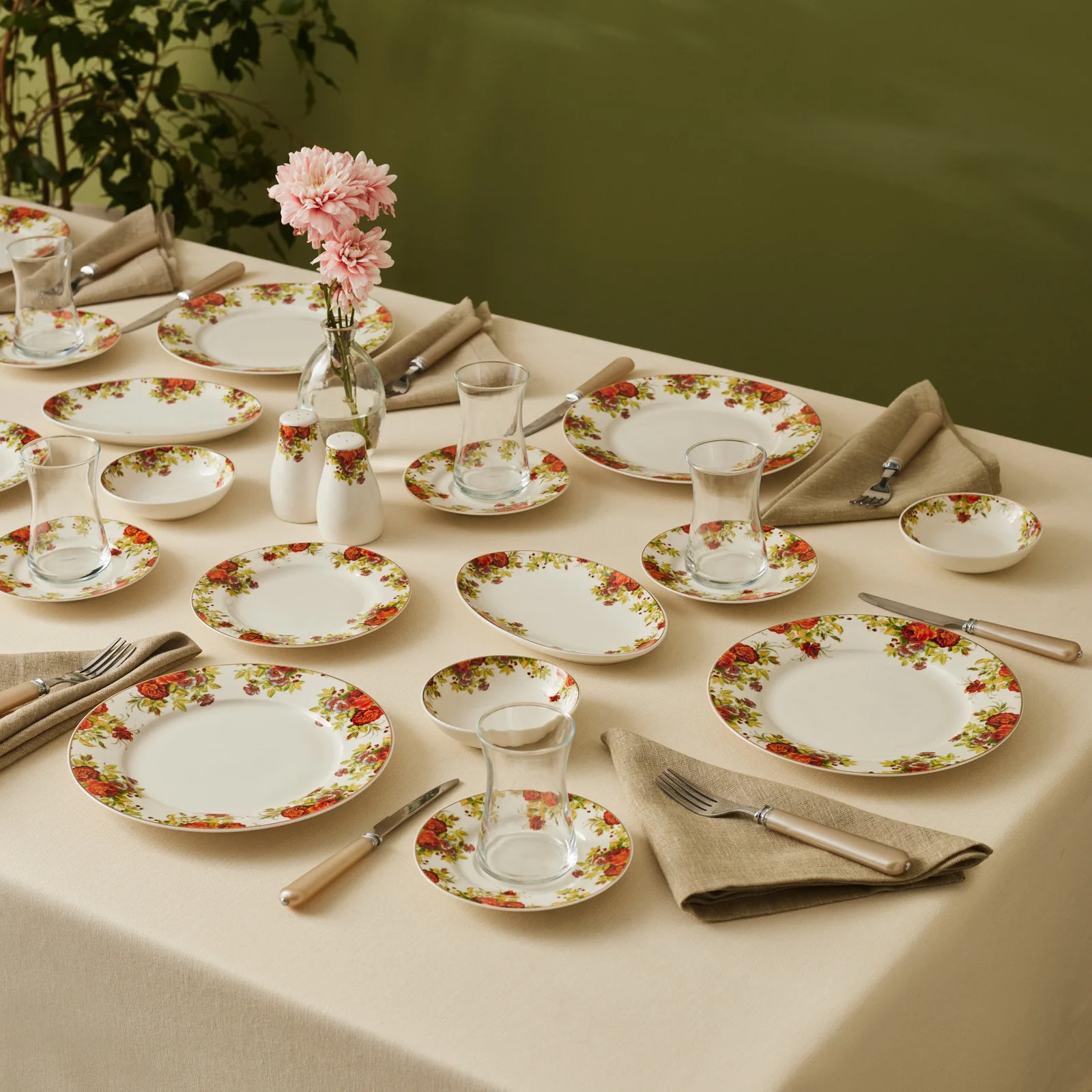 Service de Table Karaca Elegance Bone Montebello, 60 Pièces, pour 8 Personnes - Image 4