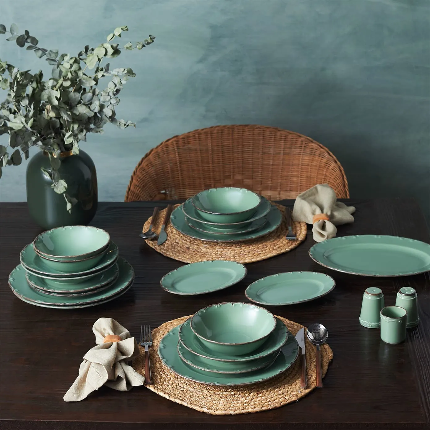 Service de table Karaca Poenza en porcelaine pour 8 personnes, 39 pièces - Image 4