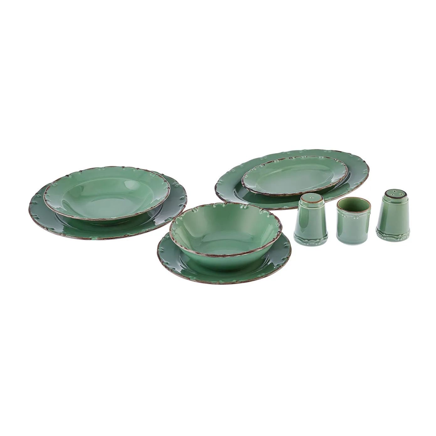 Service de table Karaca Poenza en porcelaine pour 8 personnes, 39 pièces - Image 5
