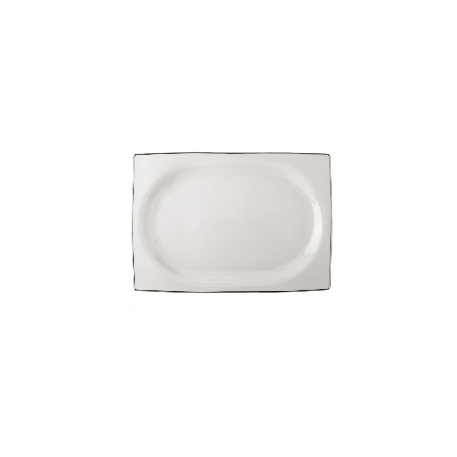 Service de table Karaca Talia pour 12 personnes, 60 pièces carrées/rectangulaires, couleur crème et platine - Image 4