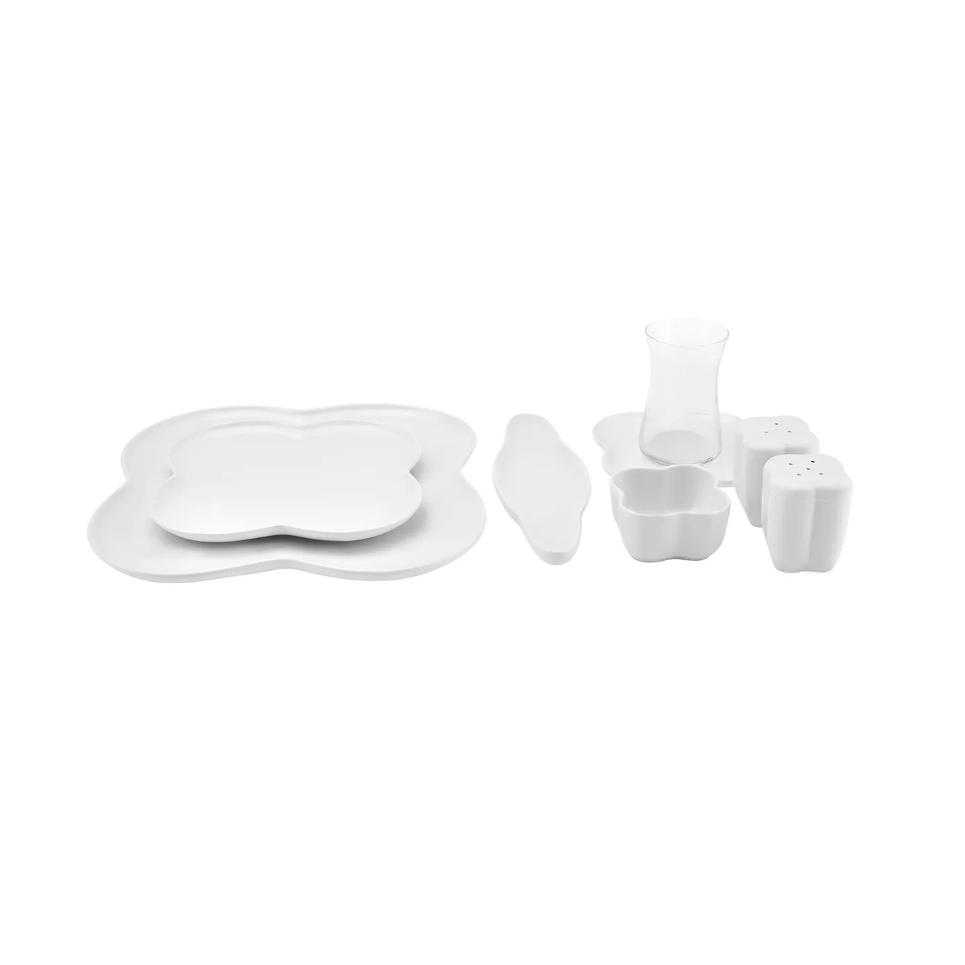 Service Petit Déjeuner Karaca Clover pour 6 personnes, 28 pièces, en porcelaine - Image 5