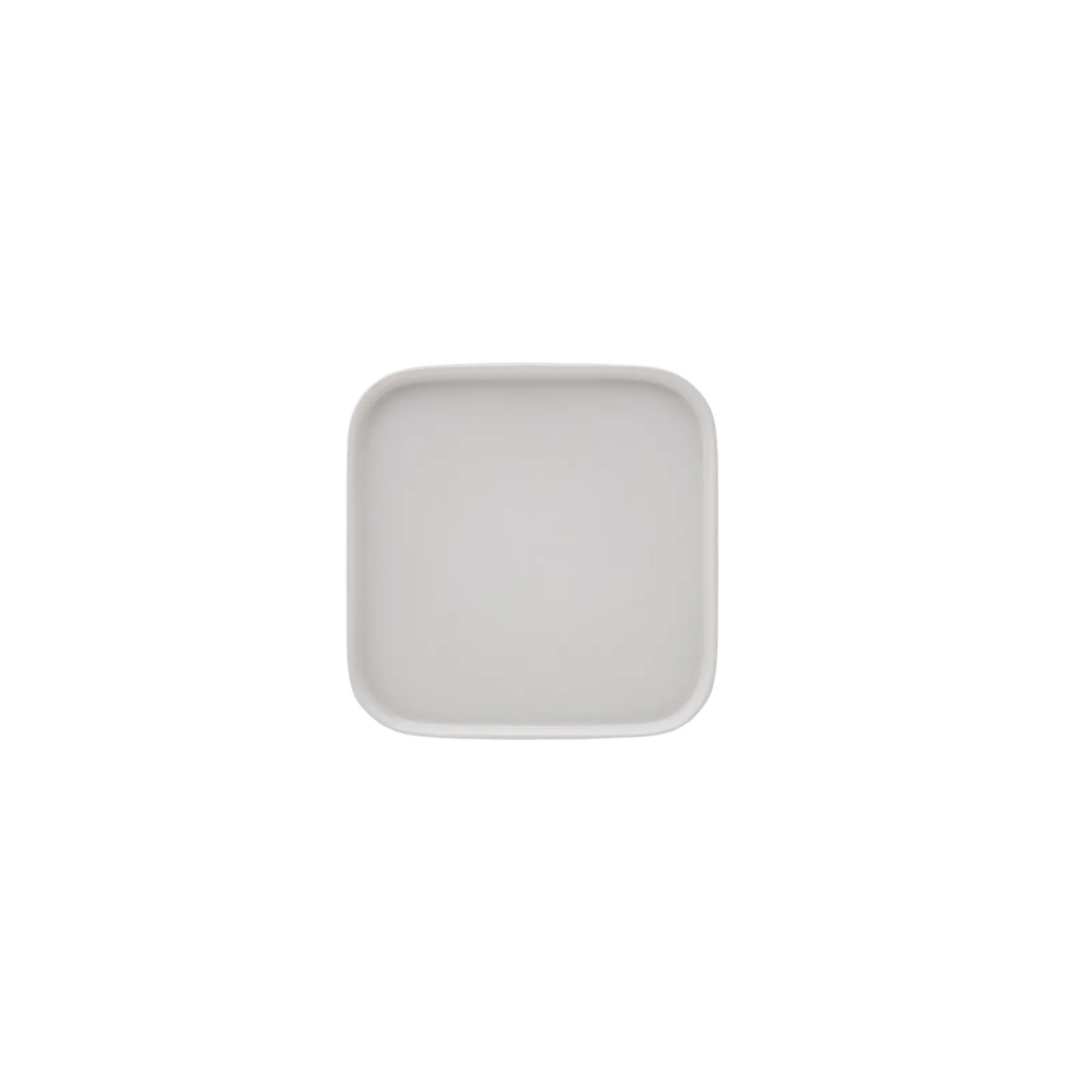 Service Petit Déjeuner Karaca Cubique en porcelaine pour 6 personnes, 35 pièces carrées/rectangulaires, gris - Image 4