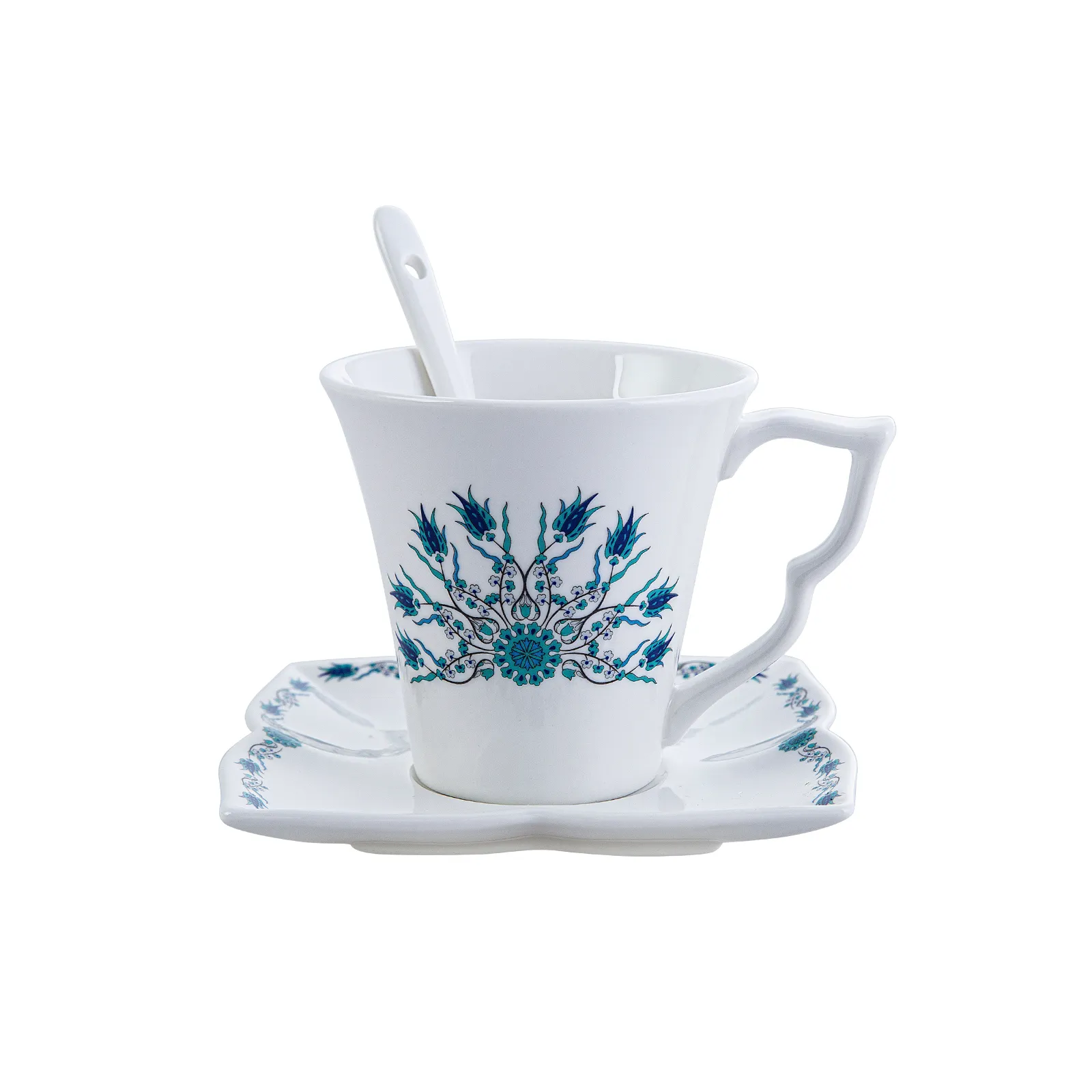 Service Petit Déjeuner Karaca İznik pour 6 personnes, 32 pièces carrées/rectangulaires - Image 2