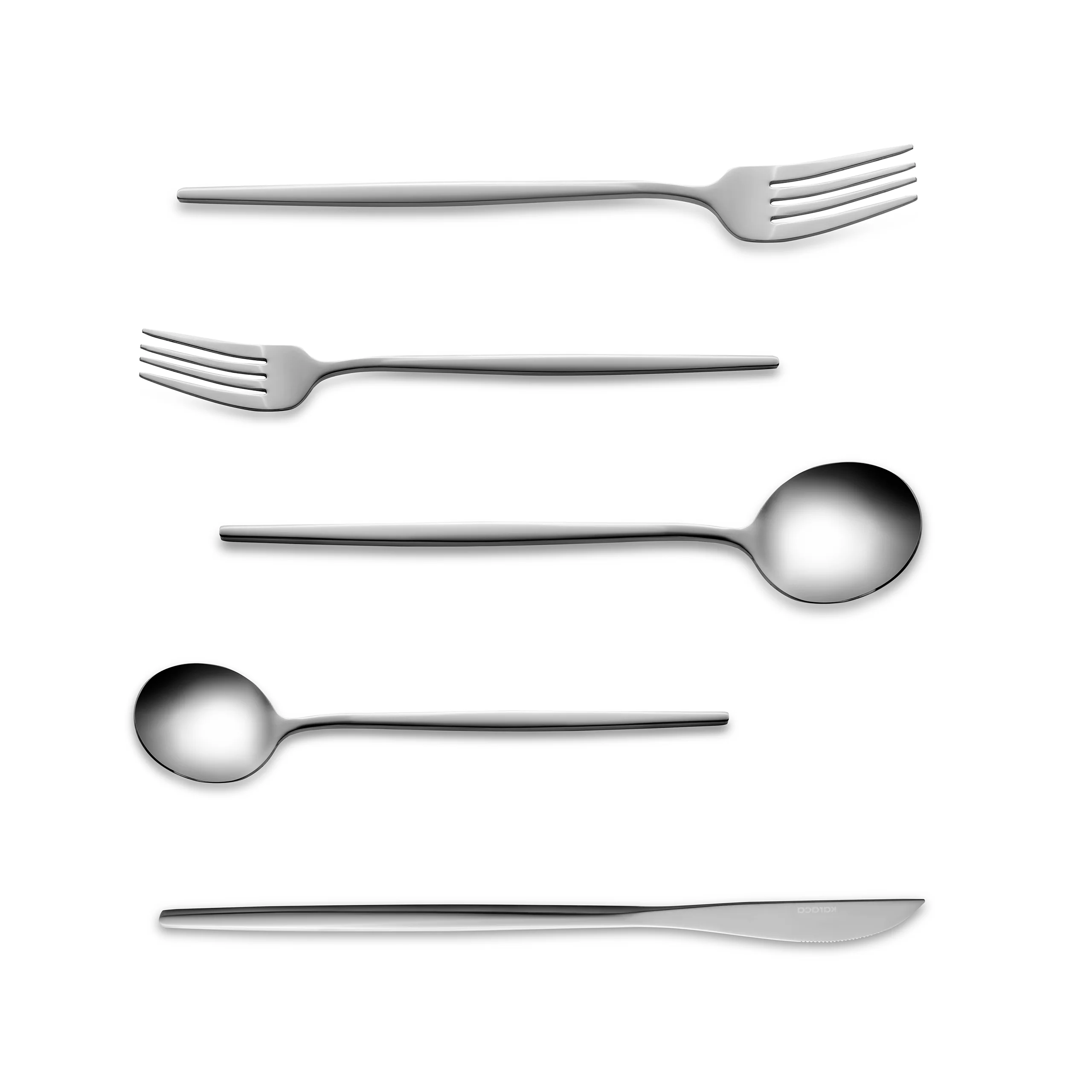 Set de Couverts Karaca Orion Platin 30 Pièces Pour 6 Personnes - Image 11