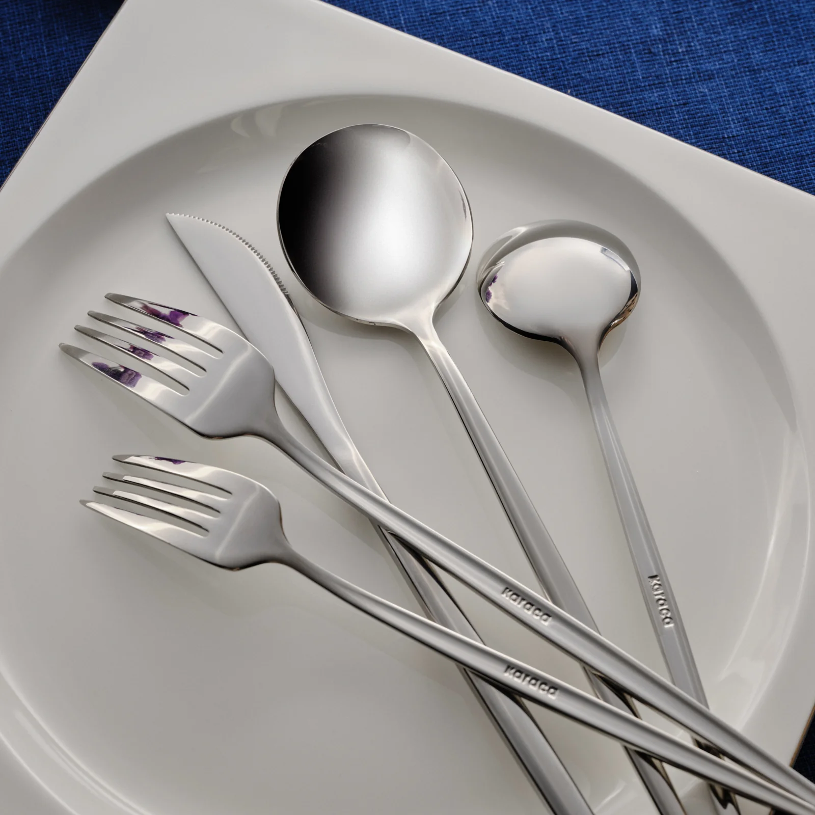 Set de Couverts Karaca Orion Platin 30 Pièces Pour 6 Personnes - Image 7