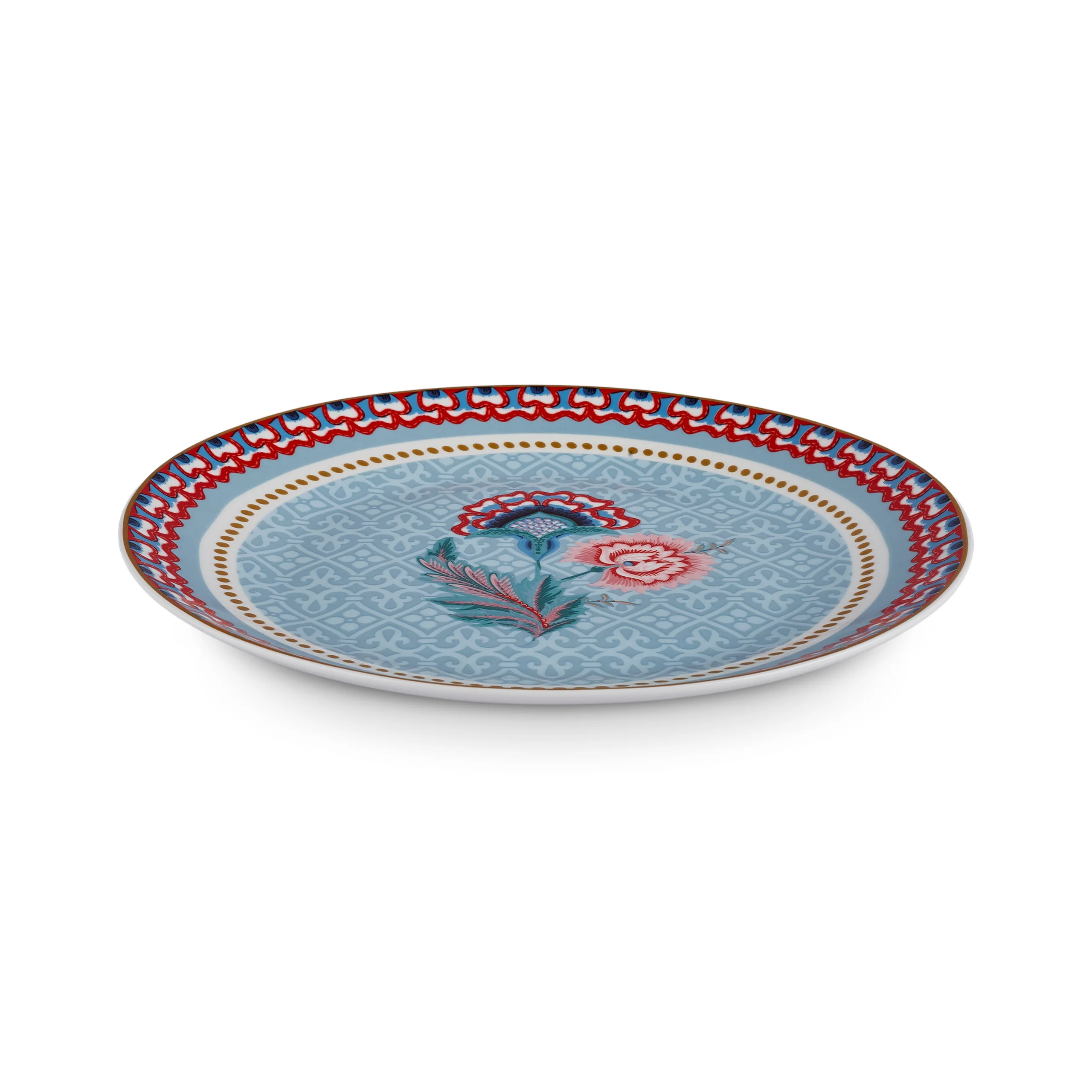 Set de Petit-Déjeuner Karaca Forever Bone Spello 26 Pièces Bleu - Image 11