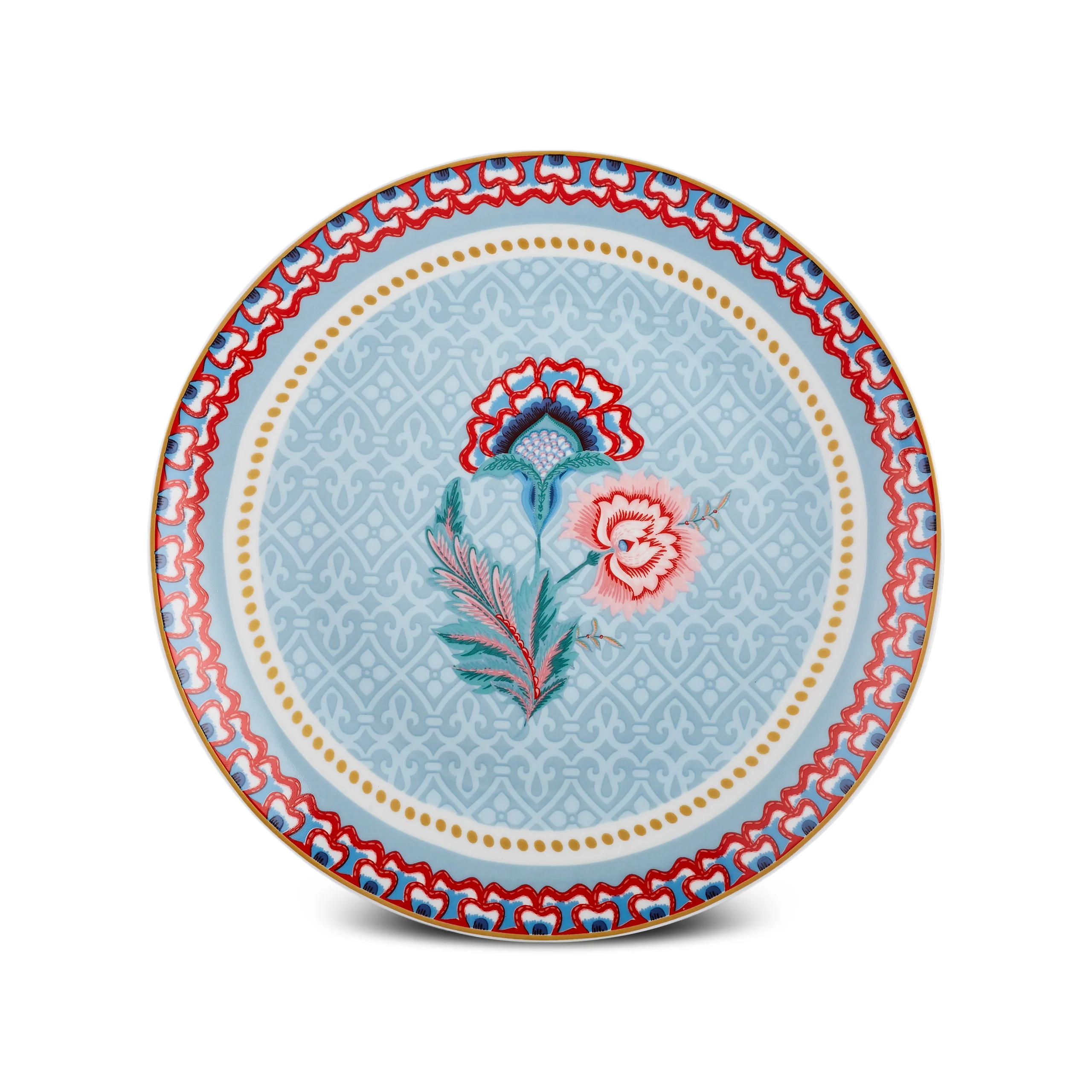 Set de Petit-Déjeuner Karaca Forever Bone Spello 26 Pièces Bleu - Image 13