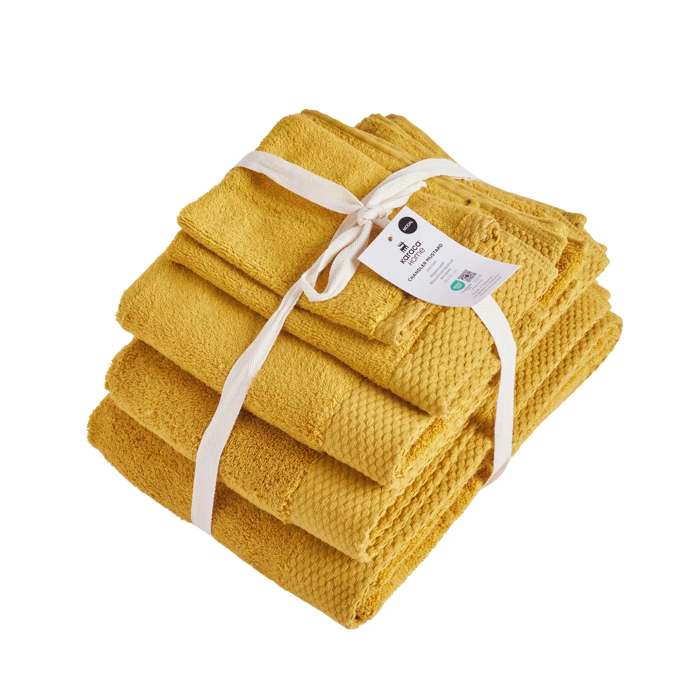 Set de Serviettes Karaca Chandler Moutarde Modal - Image 7