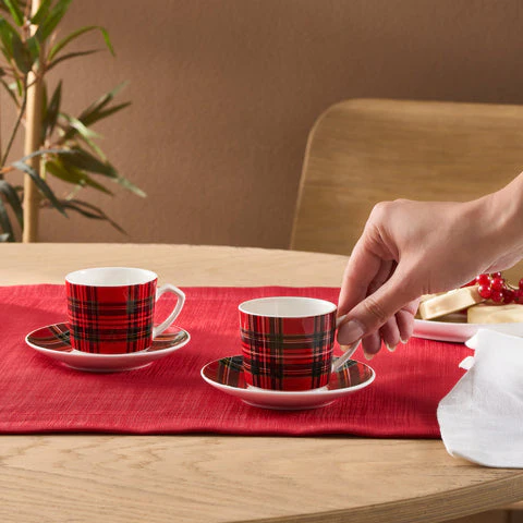 Set de tasses à café Karaca Ekose V2, 2 personnes, 80 ml - Image 3