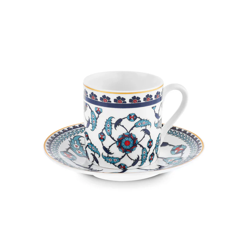 Set de Tasses à Café Karaca Rumi Pour 6 Personnes, 80 ml - Image 3