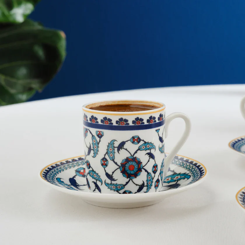 Set de Tasses à Café Karaca Rumi Pour 6 Personnes, 80 ml - Image 9