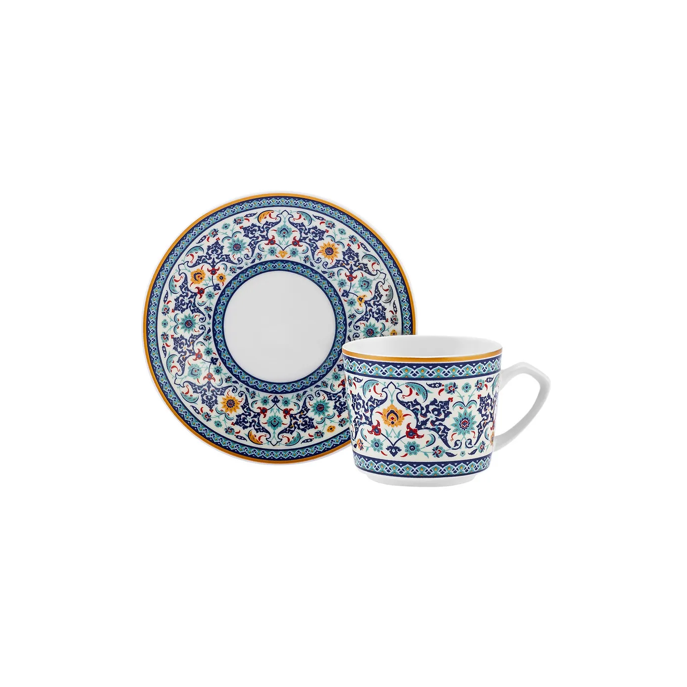 Set de tasses à café Karaca Beylerbeyi pour 6 personnes, 80 ml - Image 7