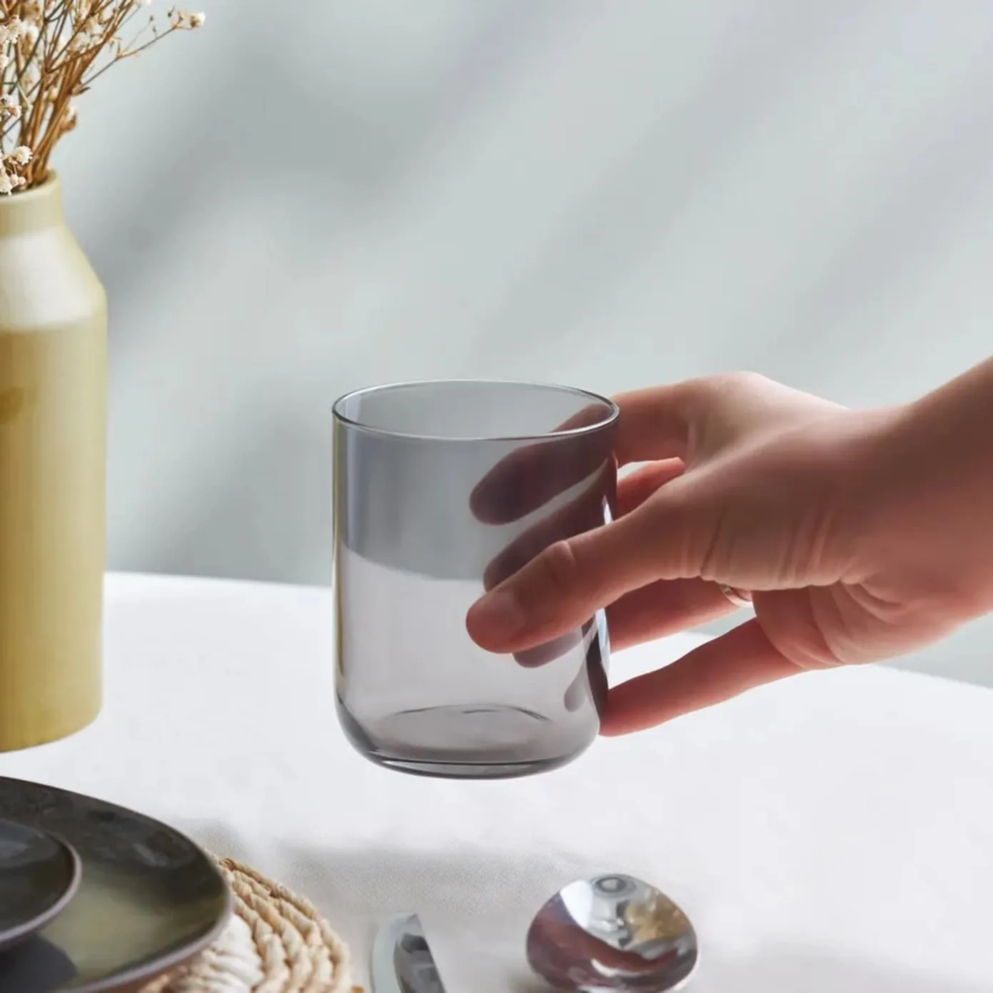 Set de verres à eau Karaca Anthracite, 3 pièces, 350 ml - Image 4