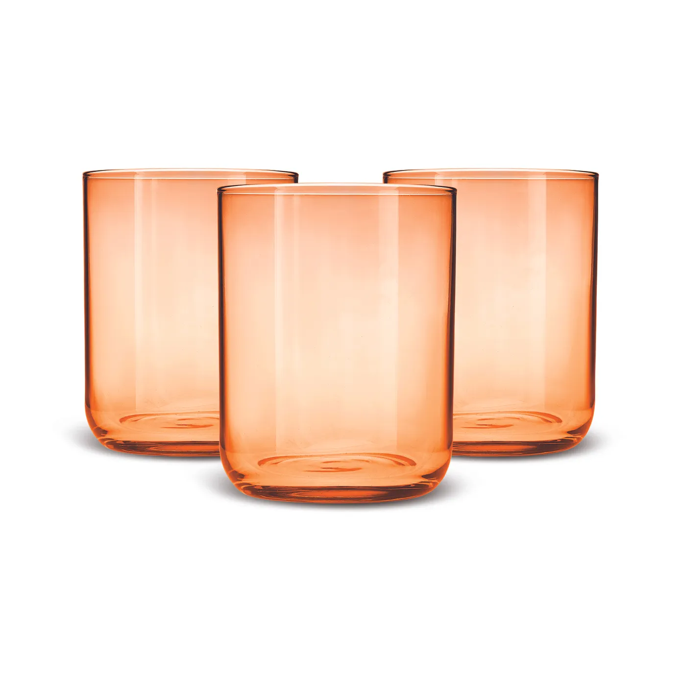 Set de verres à eau Karaca Salmon, 3 pièces, 350 ml