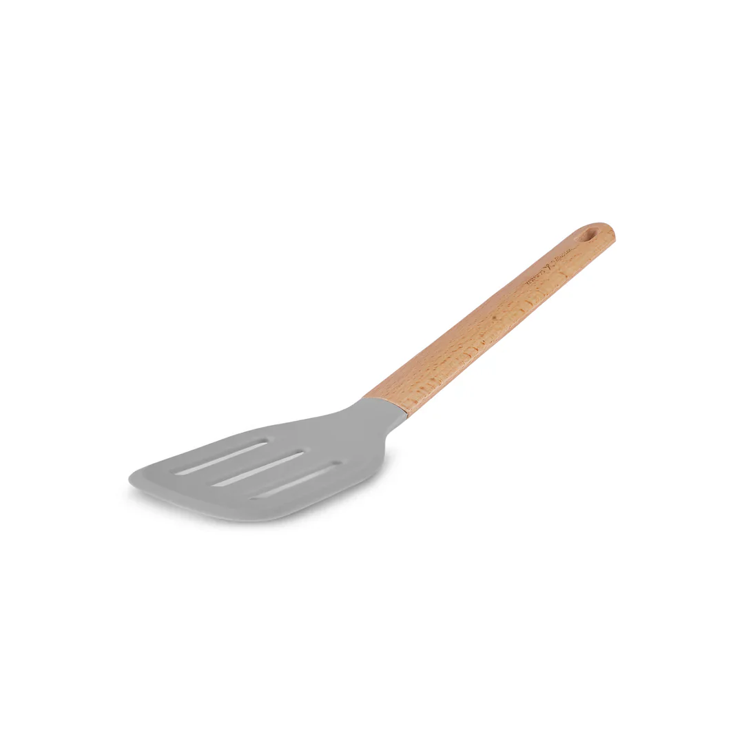 Spatule rainurée en silicone Karaca X Refika Gadgets avec manche en bois - Image 4