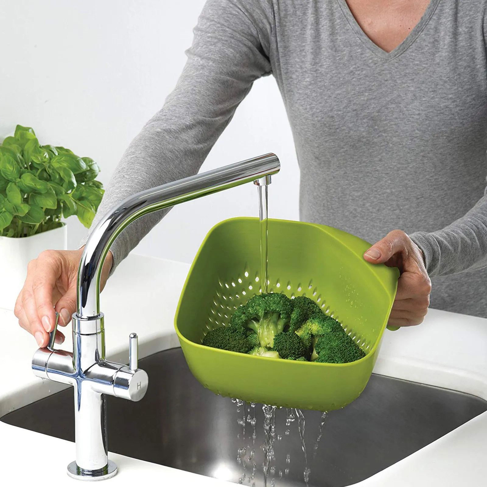 Tamis 40088 Square Colander - vert - Image 2