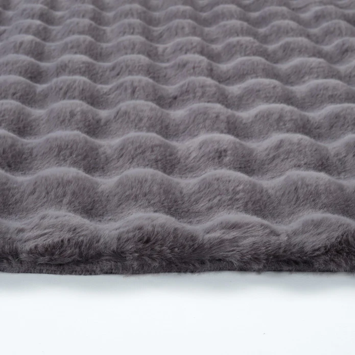 Tapis en Cachemire 7/24 Cosy Premium Bubble Anthracite 120x180 cm - Image 4