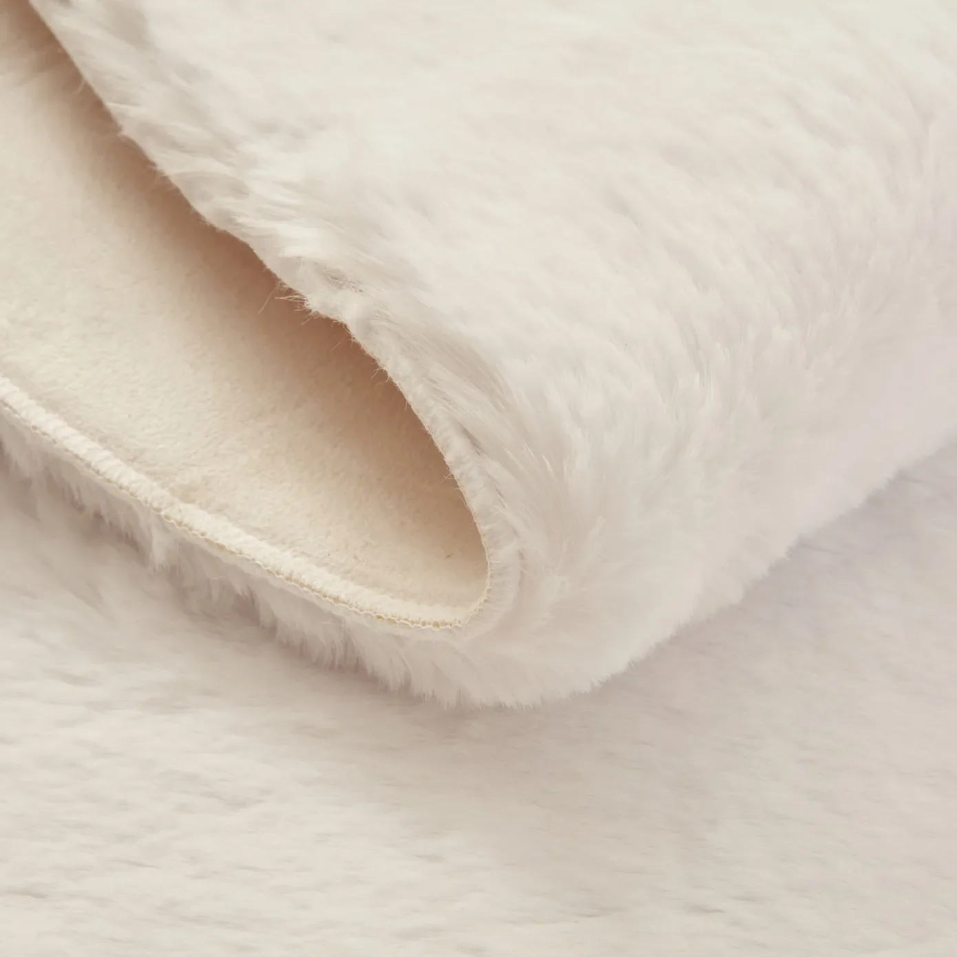 Tapis Kaşmir Halı 7/24 Cosy Premium blanc, 70x100 cm - Image 3