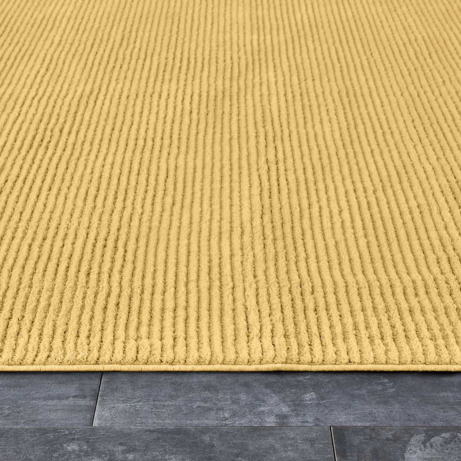 Tapis Kaşmir Halı 7/24 Four Seasons couleur jaune mûre, 80x150 cm - Image 4
